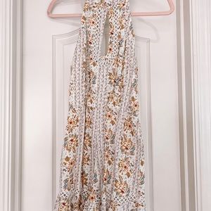 Indigo Rein - high neck patterned romper